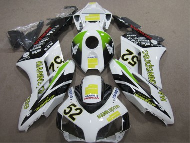 2004-2005 White Yllow Green Black Hannspree 52 Honda CBR1000RR Motorcycle Fairings Canada