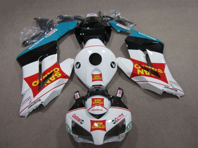 2004-2005 White Red Blue Glossy Black Yellow San Carlo Castrol Honda CBR1000RR Motorcycle Fairings Canada