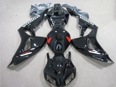2006-2007 Glossy Black Red Honda CBR1000RR Motorcycle Fairings Canada