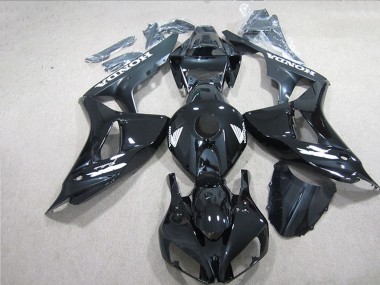2006-2007 Glossy Black White Decals Honda CBR1000RR Motorcycle Fairings Canada