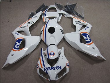 2006-2007 White Blue Repsol Honda CBR1000RR Motorcycle Fairings Canada