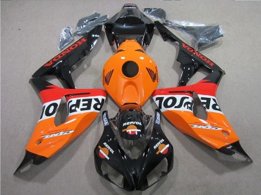 2006-2007 Orange White Red Glossy Black Repsol Honda CBR1000RR Bike Fairings Canada