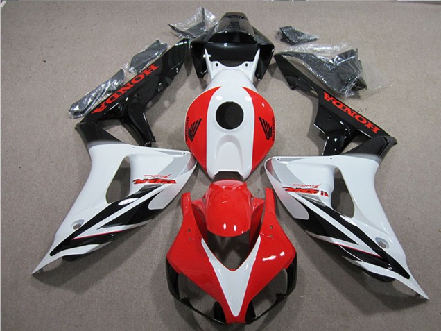 2006-2007 White Red Glossy Black Fireblade Honda CBR1000RR Motorcycle Fairings Canada