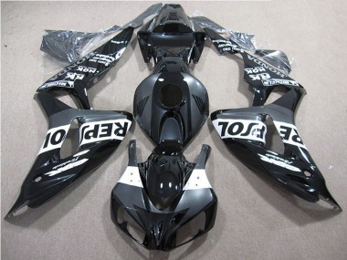 2006-2007 Glossy Black Grey White Repsol Honda CBR1000RR Motorcycle Fairings Canada