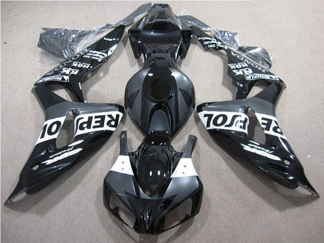 2006-2007 Glossy Black Grey White Repsol Honda CBR1000RR Motorcycle Fairings Canada