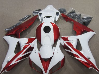 2006-2007 White Red Honda CBR1000RR Motorcycle Fairing Kits Canada