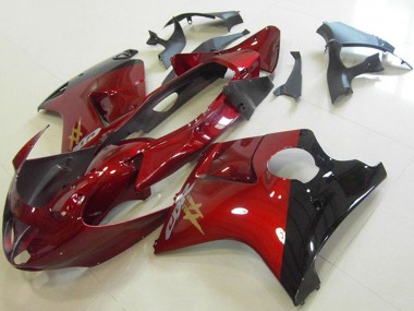 1996-2007 Candy Red Glossy Black Honda CBR1100XX Blackbird Motorcycle Fairings Canada