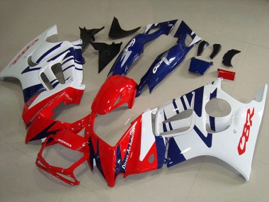 1995-1996 White Red Blue Honda CBR600 F3 Motorcycle Fairings Canada