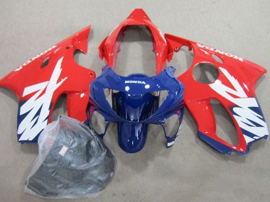 1999-2000 Red Dark Blue Honda CBR600 F4 Motorcycle Fairings Canada