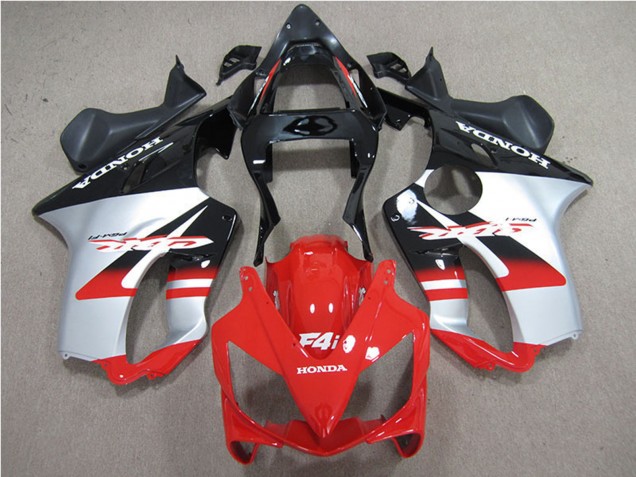 2001-2003 Silver Red Glossy Black Honda CBR600 F4i Motorcycle Fairings Canada