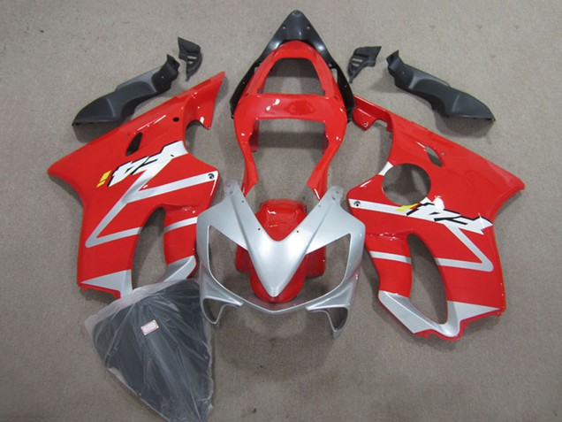 2001-2003 Silver Red Honda CBR600 F4i Bike Fairings Canada