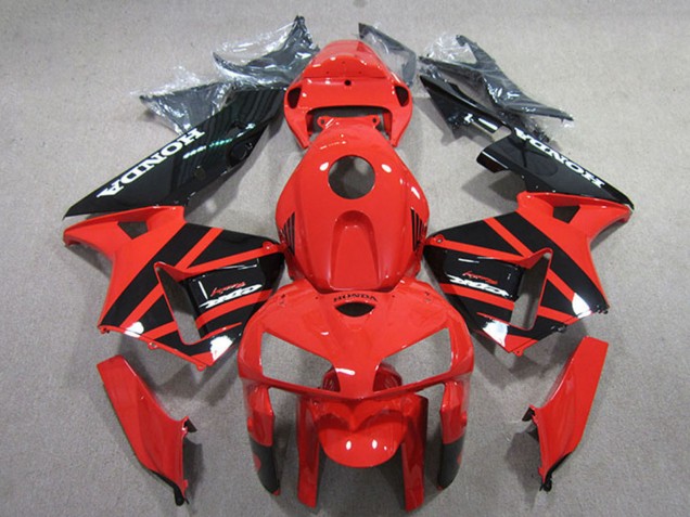 2005-2006 Red Black Honda CBR600RR Motorcycle Fairings Kits Canada