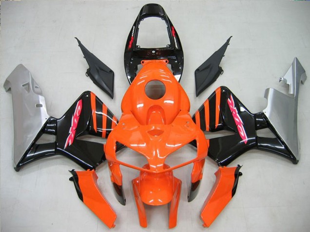 2005-2006 Orange Black Silver Honda CBR600RR Motorcycle Fairing Canada