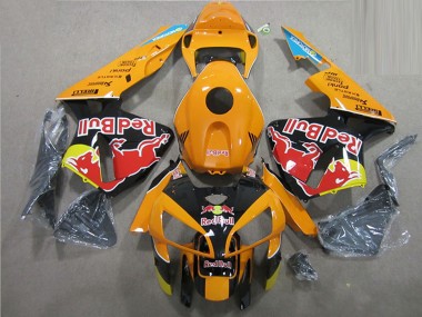 2005-2006 Orange Black Red Bull Honda CBR600RR Motorcycle Fairings Canada