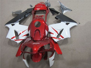 2005-2006 Red White Black Honda CBR600RR Bike Fairings Canada