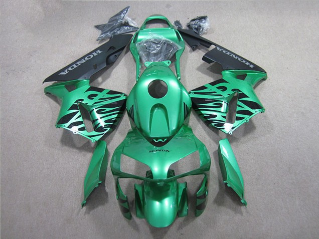 2005-2006 Green Black Honda CBR600RR Motorcycle Fairing Canada