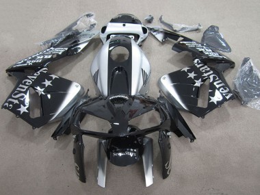 2005-2006 Glossy Black Silver SevenStars Honda CBR600RR Motorcycle Fairings Canada