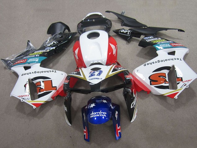 2005-2006 White Red Black Blue 27 Honda CBR600RR Motorcycle Fairings Canada