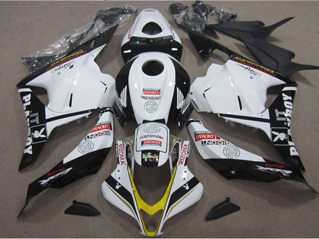 2009-2012 White Yellow Glossy Black Rizoma Playboy Honda CBR600RR Motorcycle Fairings Canada