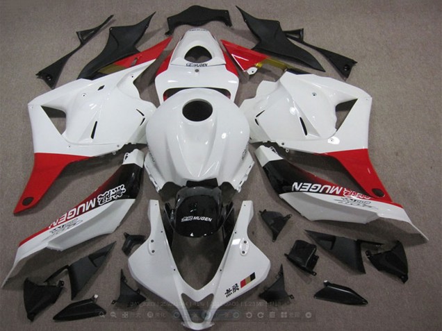 2009-2012 White Red Glossy Black Mugen Honda CBR600RR Motorcycle Fairings Canada