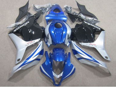 2009-2012 Silver Blue Glossy Black Honda CBR600RR Motorcycle Fairings Canada