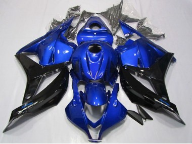 2009-2012 Blue Glossy Black Honda CBR600RR Motorcycle Fairings Canada