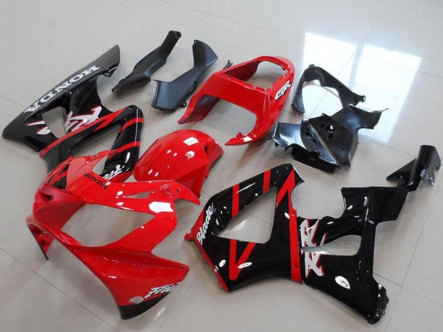 2000-2001 Red Glossy Black Stripe Honda CBR900RR 929 Motorcycle Fairings Canada