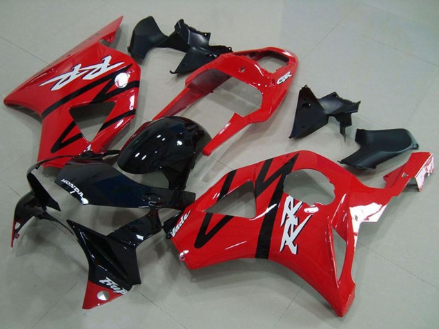 2002-2003 Red Glossy Black Stripe Honda CBR900RR 954 Motorcycle Fairings Canada