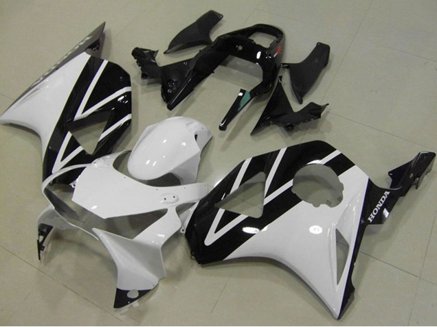 2002-2003 White Glossy Black Honda CBR900RR 954 Motorcycle Fairing Canada
