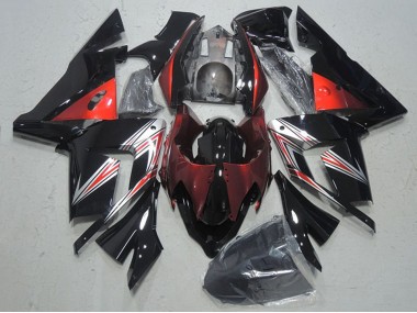 2004-2005 Black Red Kawasaki ZX10R Motorcycle Fairings Canada