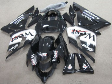 2004-2005 Black West Ninja Kawasaki ZX10R Motorcycle Fairings Canada