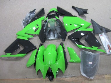 2004-2005 Black Green Kawasaki ZX10R Motorcycle Fairings Canada