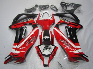 2011-2015 White Red Black Pedercini Kawasaki ZX10R Motorcycle Fairings Canada