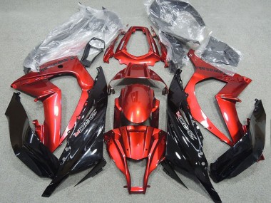 2011-2015 Red Glossy Black Kawasaki ZX10R Motorcycle Fairing Canada