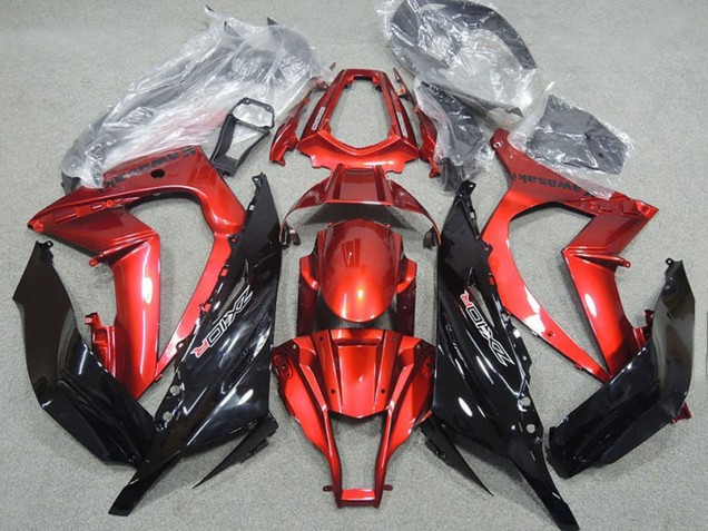 2011-2015 Red Glossy Black Kawasaki ZX10R Motorcycle Fairing Canada