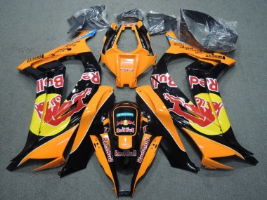2011-2015 Orange Black Red Bull Kawasaki ZX10R Motorcycle Fairings Canada