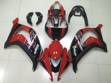 2016-2020 Maroon Red Glossy Black White Kawasaki ZX10R Motorcycle Fairings Canada