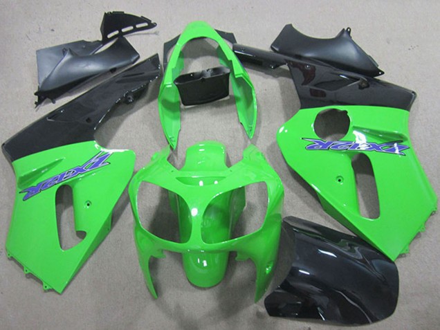 2000-2001 Green Matte Black Blue Kawasaki ZX12R Motorcycle Fairings Canada