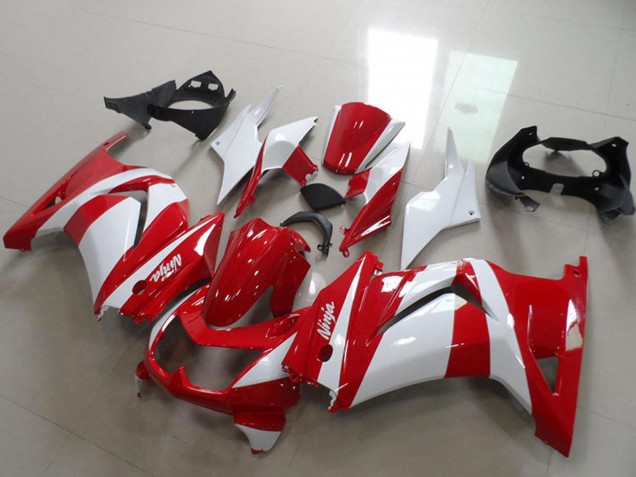 2008-2012 White Red Kawasaki ZX250R Motorcycle Fairings Canada