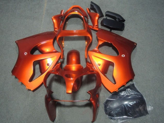 2000-2002 Orange Kawasaki ZX6R Motorcycle Fairings Canada