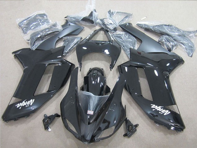 2007-2008 Black Ninja Kawasaki ZX6R Motorcycle Fairings Canada