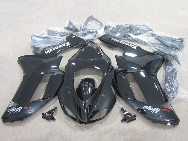2007-2008 Black Ninja 636 Kawasaki ZX6R Motorcycle Fairings Canada