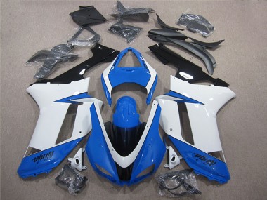 2007-2008 Black Kawasaki ZX6R Motorcycle Fairing Kits Canada