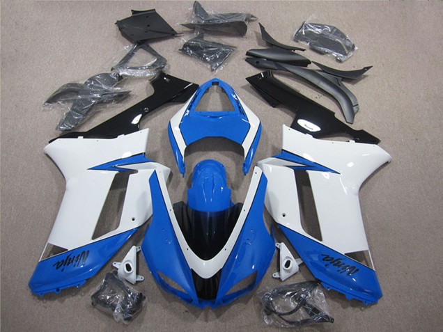2007-2008 Black Kawasaki ZX6R Motorcycle Fairing Kits Canada