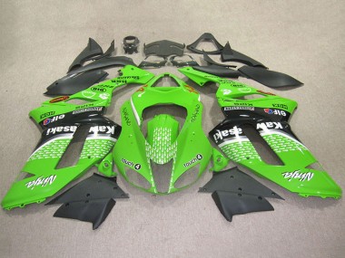 2007-2008 Green Touch 4 Kawasaki ZX6R Motorcycle Fairings Canada