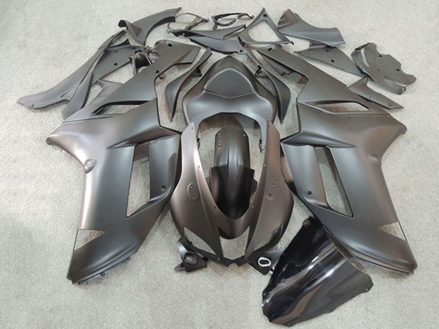 2007-2008 Black Kawasaki ZX6R Motorcycle Fairing Canada