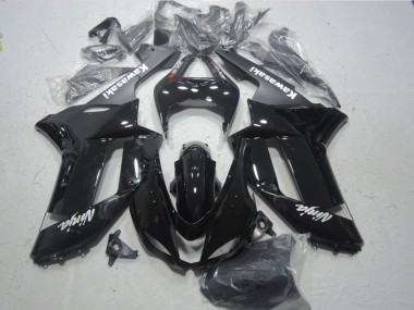 2007-2008 Gossy Black Matte Black White Red Decals Kawasaki ZX6R Motorcycle Fairings Canada