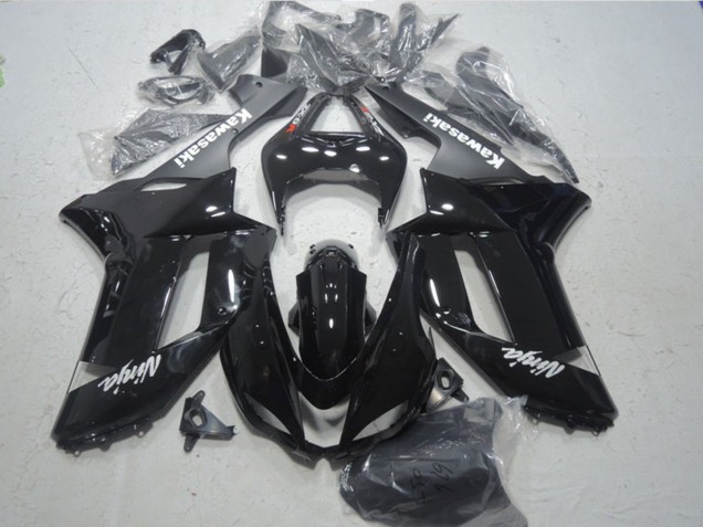 2007-2008 Gossy Black Matte Black White Red Decals Kawasaki ZX6R Motorcycle Fairings Canada