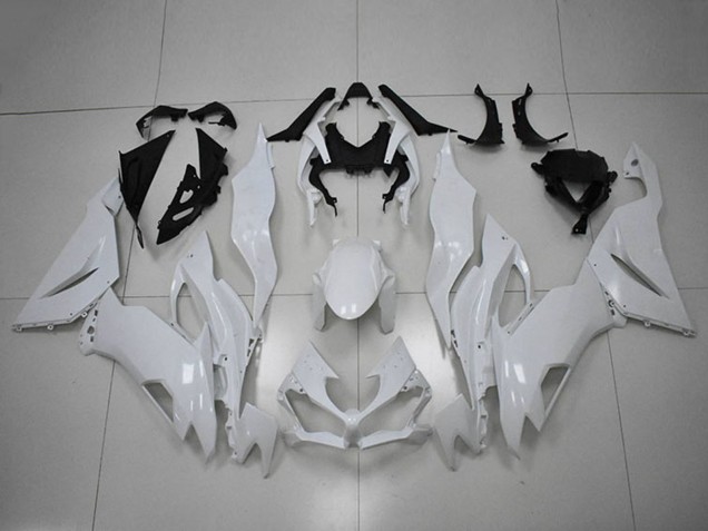 2019-2022 White Kawasaki ZX6R Motorcycle Fairings Canada