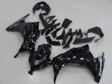 2013-2018 Glossy Black Kawasaki ZX300R Motorcycle Fairing Canada
